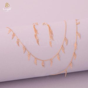 سرویس طلا طرح پر فرشته sr110