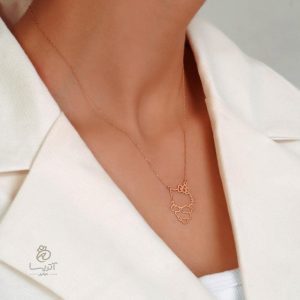 گردنبند طلا هلو کیتی sg112