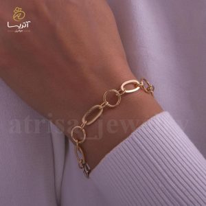 دستبند طلا زنانه مدل زنجیری