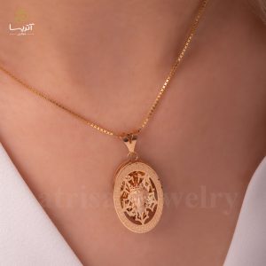 مدال ورساچه بیضی برجسته_کد: pe384