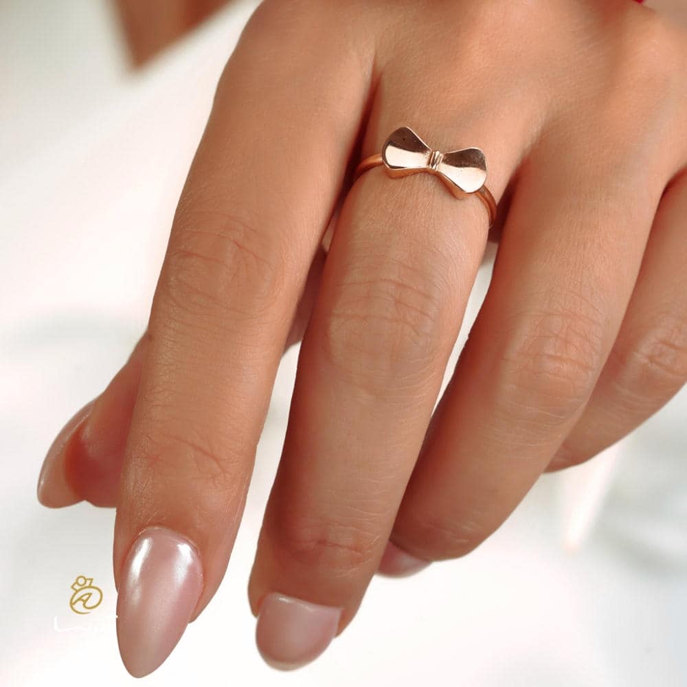 انگشتر زنانه طلا پاپیون