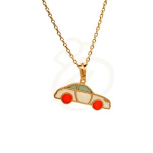 گردنبند طلای فانتزی طرح ماشین