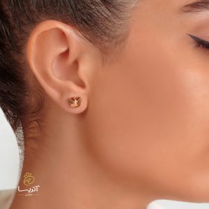 گوشواره طلا میخی پروانه